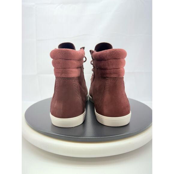 Timberland Dausette Burgundy Women's Size 10 Sneakers Boots Nubuck Suede Shoes - Picture 9 of 12